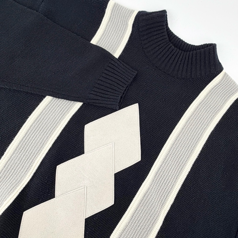 Jordan Craig Collection 3X Geometric Diamond Knit Sweater Big & Tall Grandpacore